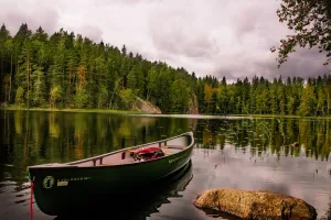 beautiful lake in finland